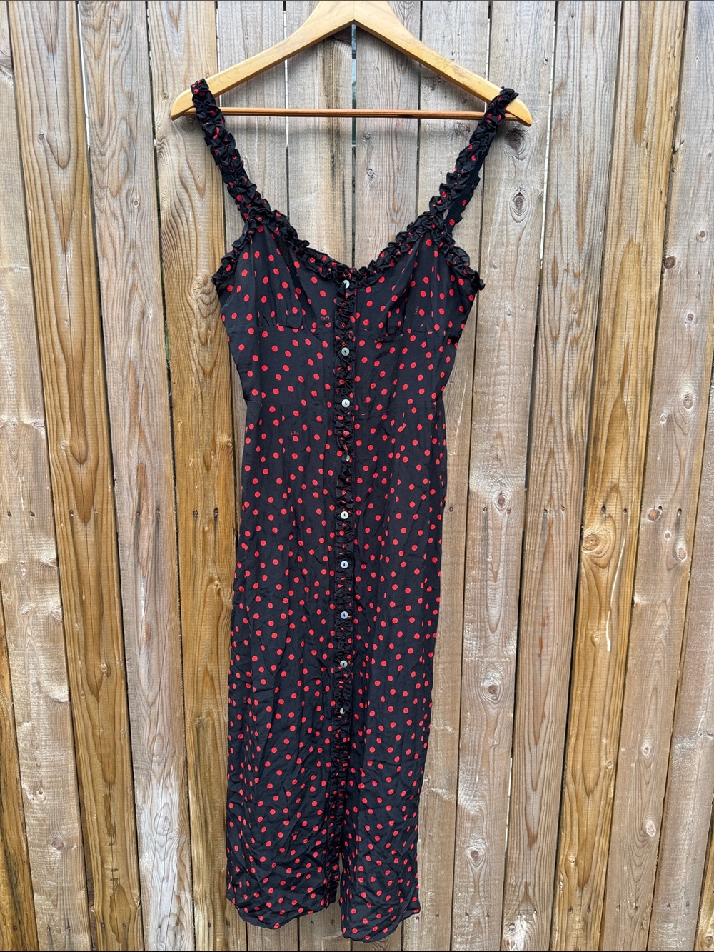 Realisation par juliet italia dot silk dress new